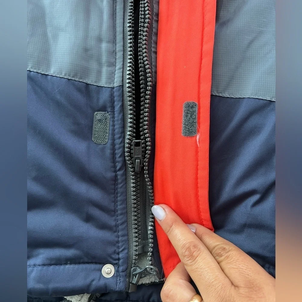 OshKosh B'gosh Vibrant orange and navy blue Jacket